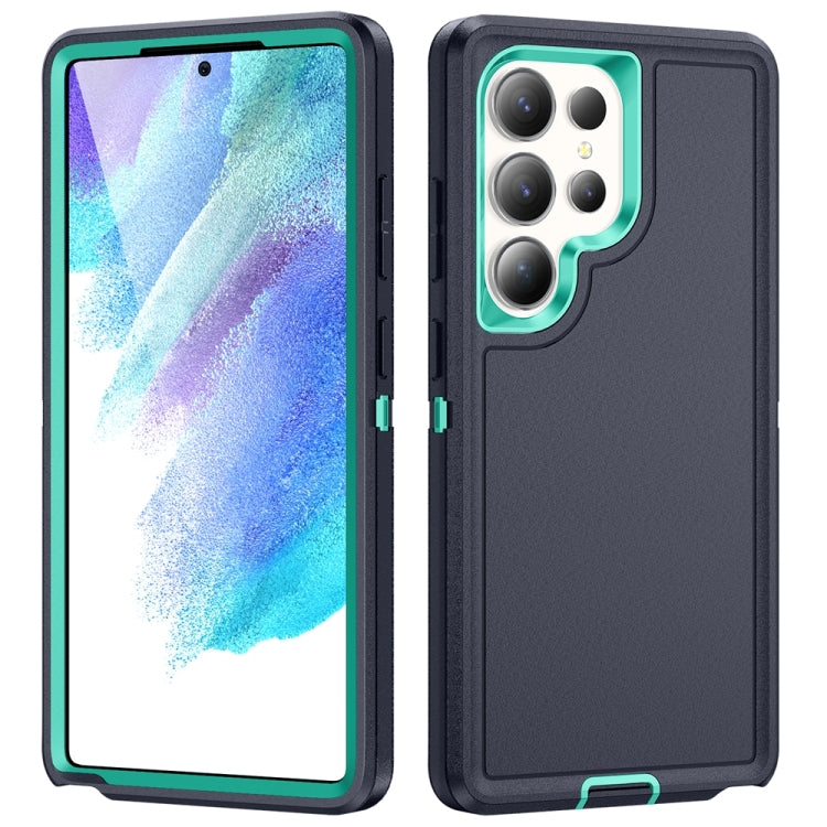For Samsung Galaxy S25 Ultra 5G Life Waterproof Rugged Phone Case(Dark Blue + Light Blue) by buy2fix