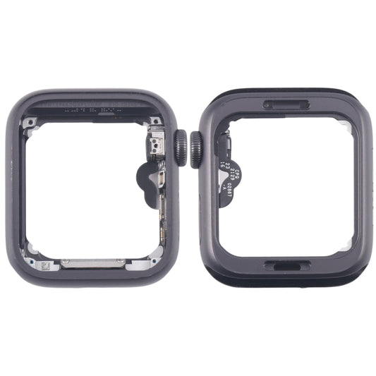 For Apple Watch Series 5 40MM LTE Aluminium Alloy Middle Frame Bezel Plate with Crown Spin Axis Flex Cable(Grey) - Middle Frame by buy2fix | Online Shopping UK | buy2fix