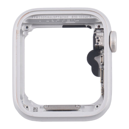 For Apple Watch Series 5 40MM GPS Aluminium Alloy Middle Frame Bezel Plate with Crown Spin Axis Flex Cable(Silver) - Middle Frame by buy2fix | Online Shopping UK | buy2fix