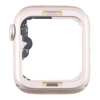 For Apple Watch SE 2022 40MM GPS Aluminium Alloy Middle Frame Bezel Plate with Crown Spin Axis Flex Cable(Starlight) by buy2fix