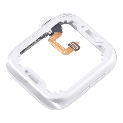 For Apple Watch Series 6 40MM LTE Aluminium Alloy Middle Frame Bezel Plate with Crown Spin Axis Flex Cable(Silver) by buy2fix