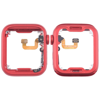 For Apple Watch Series 6 40MM LTE Aluminium Alloy Middle Frame Bezel Plate with Crown Spin Axis Flex Cable(Red) by buy2fix