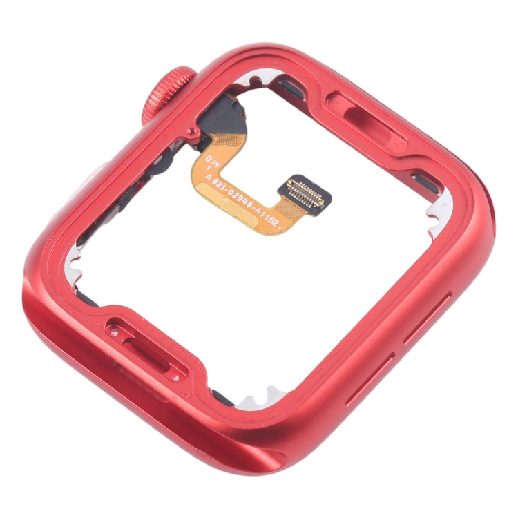 For Apple Watch Series 6 40MM LTE Aluminium Alloy Middle Frame Bezel Plate with Crown Spin Axis Flex Cable(Red) by buy2fix