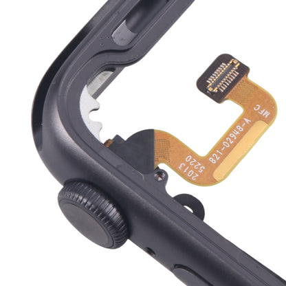 For Apple Watch Series 6 44MM LTE Aluminium Alloy Middle Frame Bezel Plate with Crown Spin Axis Flex Cable(Grey) by buy2fix