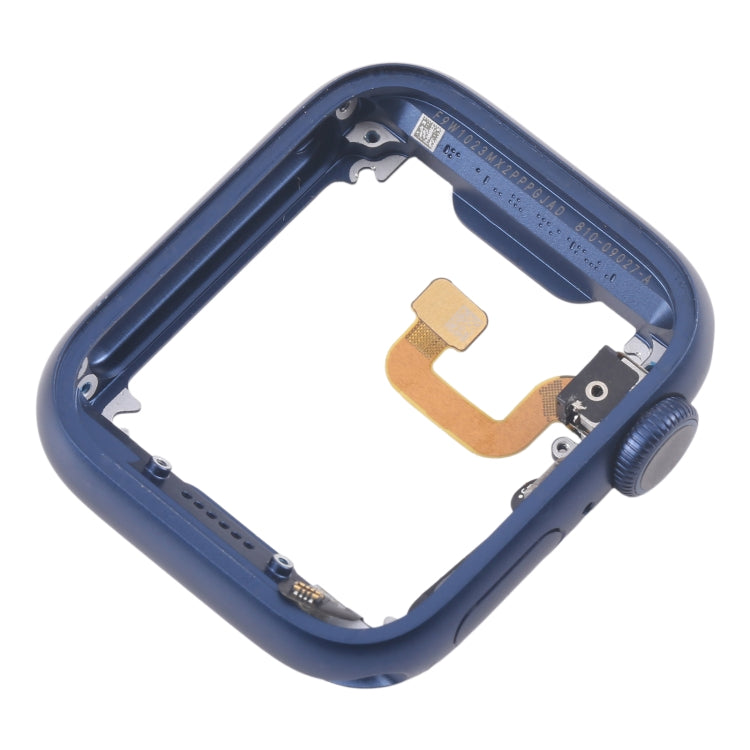 For Apple Watch Series 6 44MM LTE Aluminium Alloy Middle Frame Bezel Plate with Crown Spin Axis Flex Cable(Blue) - Middle Frame by buy2fix | Online Shopping UK | buy2fix