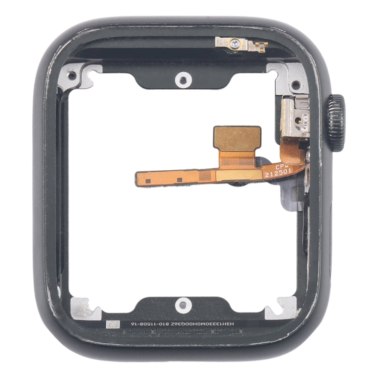 For Apple Watch Series 7 45MM LTE Aluminium Alloy Middle Frame Bezel Plate with Crown Spin Axis Flex Cable(Green) - Middle Frame by buy2fix | Online Shopping UK | buy2fix