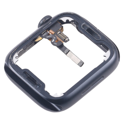 For Apple Watch Series 7 / 8 / 9 45MM LTE Aluminium Alloy Middle Frame Bezel Plate with Crown Spin Axis Flex Cable(Midnight) - Middle Frame by buy2fix | Online Shopping UK | buy2fix