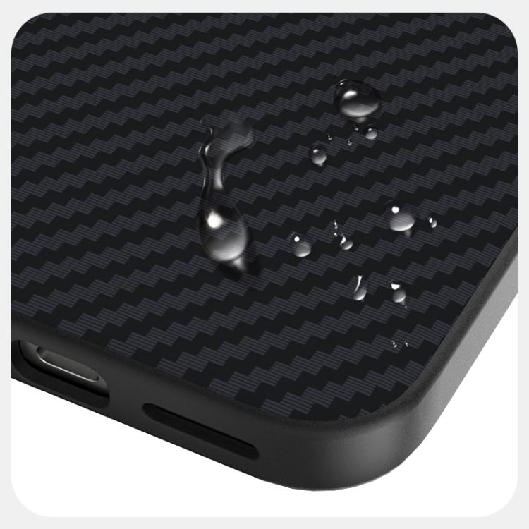 For Google Pixel 10 Pro XL ABEEL C Carbon Fiber Series 6D Micro Relief MagSafe Phone Case(Black Red) - Google Cases by buy2fix | Online Shopping UK | buy2fix