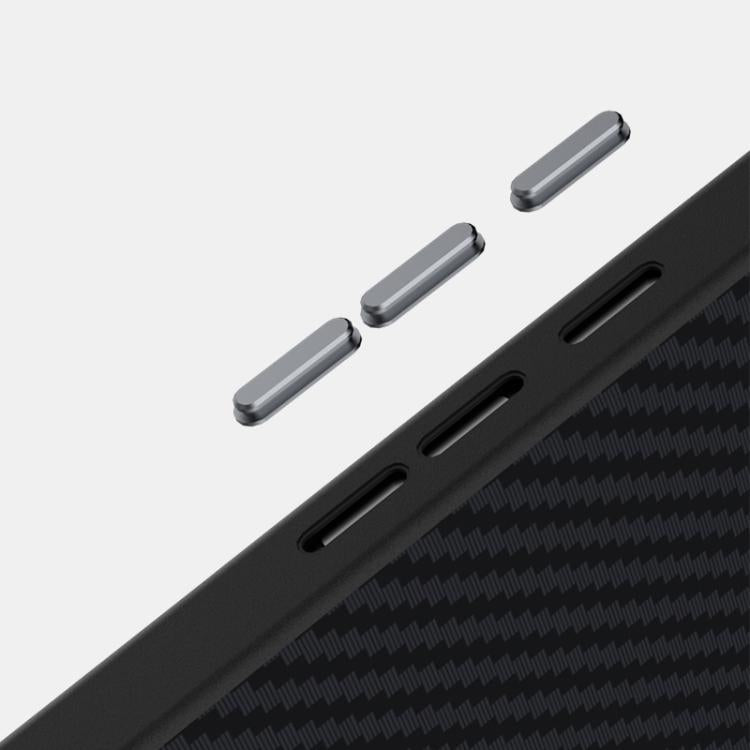 For Google Pixel 10 Pro XL ABEEL C Carbon Fiber Series 6D Micro Relief MagSafe Phone Case(Black Blue) - Google Cases by buy2fix | Online Shopping UK | buy2fix