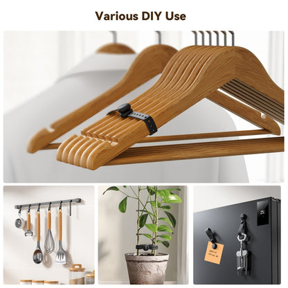 JOYROOM JR-ZS422 Magnetic Silicone Cable Tie Organizer(Black) - Cable Organizer by JOYROOM | Online Shopping UK | buy2fix