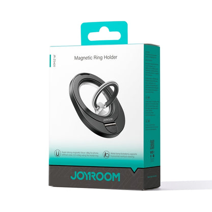 JOYROOM JR-ZS420 Rotatable Foldable Magnetic Mobile Phone Ring Holder(Black) - Ring Holder by JOYROOM | Online Shopping UK | buy2fix