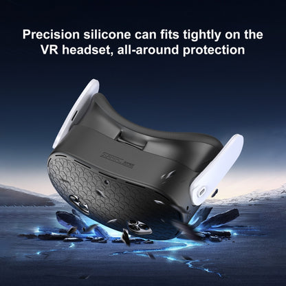 STARTRC GAMES For Meta Quest 3S VR Silicone Protective Cover(Black) - VR Accessories by buy2fix | Online Shopping UK | buy2fix