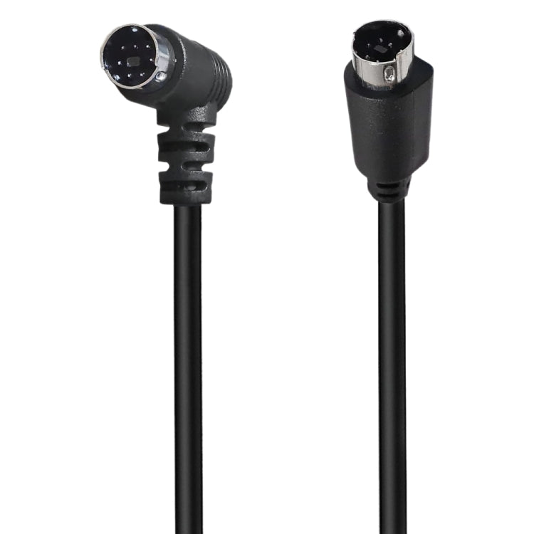 Mini DIN 7 Pin S-Video Core Audio / Video Cable, Length:3m(Straight to Elbow) - Cables by buy2fix | Online Shopping UK | buy2fix