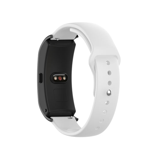 For Garmin Vivomove 3s / 4s 18mm Reverse Buckle Silicone Watch Band, Size: Small Code(White)