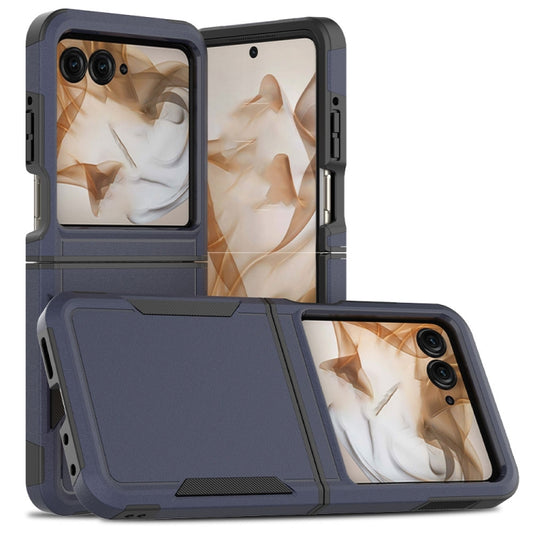For Motorola Razr 50 2 in 1 PC + TPU Phone Case(Dark Blue) by buy2fix