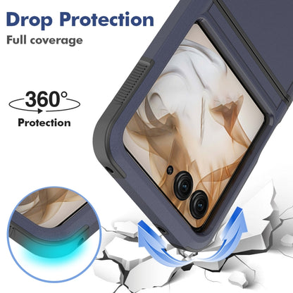 For Motorola Razr 50 2 in 1 PC + TPU Phone Case(Dark Blue) by buy2fix