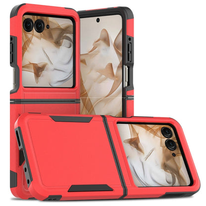 For Motorola Razr 50 2 in 1 PC + TPU Phone Case(Red) by buy2fix