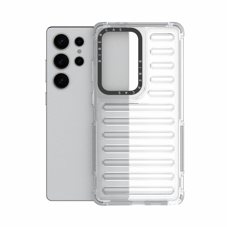 For Samsung Galaxy S25 Ultra 5G High Transparency TPU Hybrid PC Airbag Phone Case(Transparent) by buy2fix