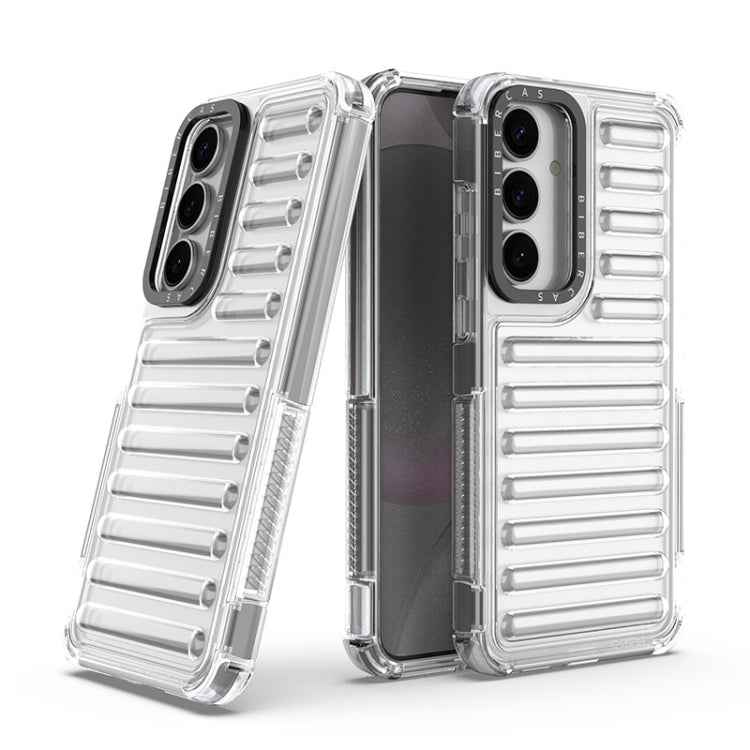 For Samsung Galaxy S25+ 5G High Transparency TPU Hybrid PC Airbag Phone Case(Transparent) by buy2fix