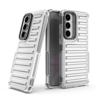 For Samsung Galaxy S25+ 5G High Transparency TPU Hybrid PC Airbag Phone Case(Transparent) by buy2fix