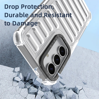 For Samsung Galaxy S25+ 5G High Transparency TPU Hybrid PC Airbag Phone Case(Transparent) by buy2fix