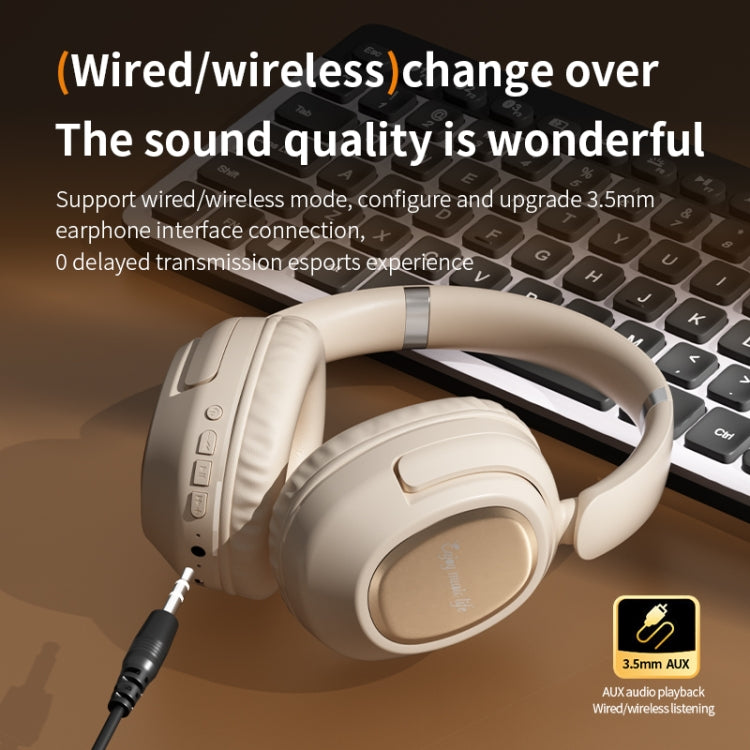 BH900 Stereo Head-mounted Noise Reduction Wireless Bluetooth Earphone(Black) - Headset & Headphone by buy2fix | Online Shopping UK | buy2fix