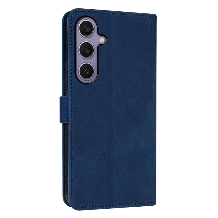 For Samsung Galaxy S25 5G AZNS Skin Feel Calf Texture Flip Leather Phone Case(Blue) - Galaxy S25 5G Cases by AZNS | Online Shopping UK | buy2fix