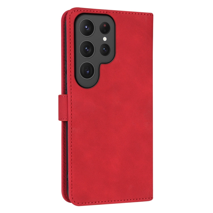 For Samsung Galaxy S25 Ultra 5G AZNS Skin Feel Calf Texture Flip Leather Phone Case(Red) - Galaxy S25 Ultra 5G Cases by AZNS | Online Shopping UK | buy2fix