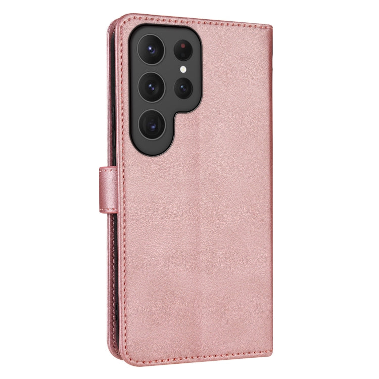 For Samsung Galaxy S25 Ultra 5G AZNS Skin Feel Calf Texture Flip Leather Phone Case(Rose Gold) - Galaxy S25 Ultra 5G Cases by AZNS | Online Shopping UK | buy2fix