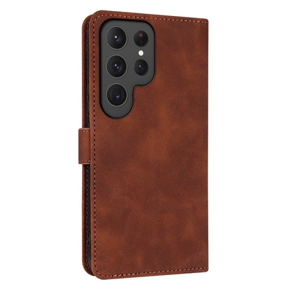 For Samsung Galaxy S25 Ultra 5G AZNS Skin Feel Calf Texture Flip Leather Phone Case(Brown) - Galaxy S25 Ultra 5G Cases by AZNS | Online Shopping UK | buy2fix