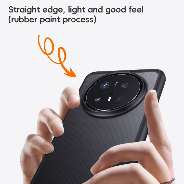 For Huawei Mate 70 Pro / 70 Pro+ Carbon Fiber Kevlar MagSafe Magnetic Phone Case(Black) - Huawei Cases by buy2fix | Online Shopping UK | buy2fix