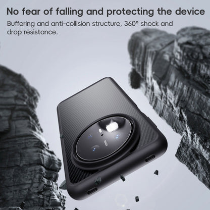 For Huawei Mate 70 Pro / 70 Pro+ Carbon Fiber Kevlar MagSafe Magnetic Phone Case(Black) - Huawei Cases by buy2fix | Online Shopping UK | buy2fix