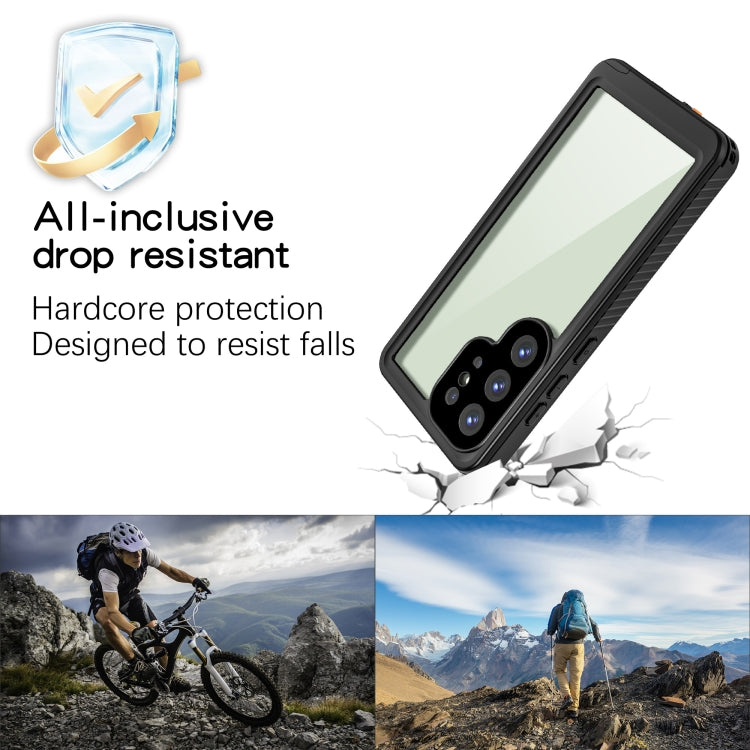 For Samsung Galaxy S25 Ultra 5G RedPepper IP68 Waterproof Triple-proof Phone Case(Black) - Galaxy S25 Ultra 5G Cases by RedPepper | Online Shopping UK | buy2fix