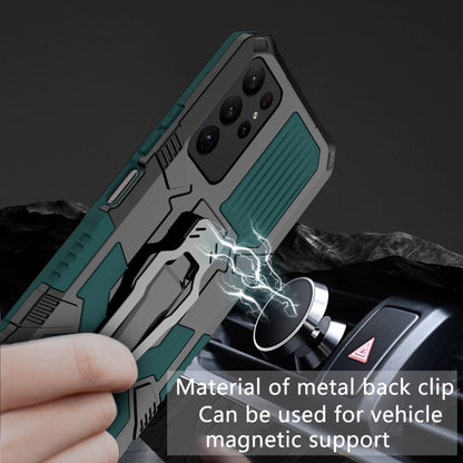 For Samsung Galaxy S25 Ultra 5G Armor Warrior Shockproof PC + TPU Phone Case(Army Green) by buy2fix