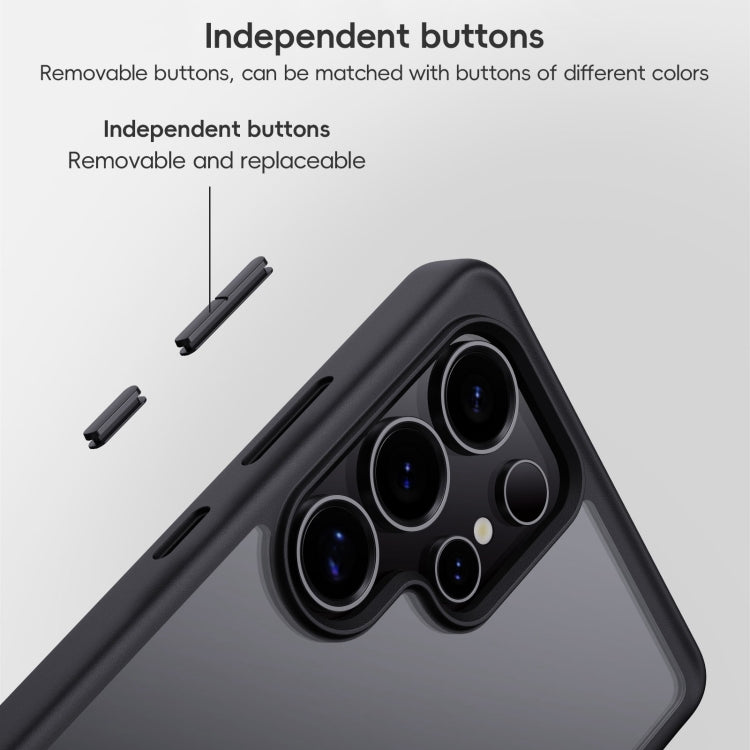 For Samsung Galaxy S25 Ultra 5G Skin Feel Phone Case(Grey) by buy2fix