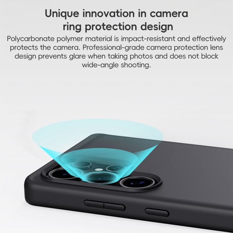 For Samsung Galaxy S25+ 5G Skin Feel Phone Case(Black) by buy2fix