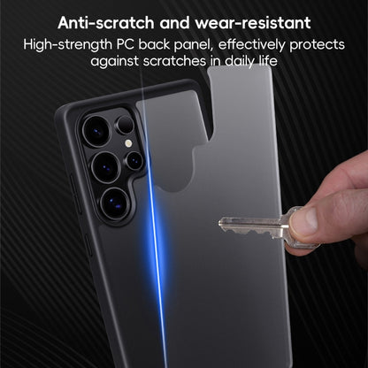 For Samsung Galaxy S25 Ultra 5G Skin Feel Phone Case(Grey) by buy2fix