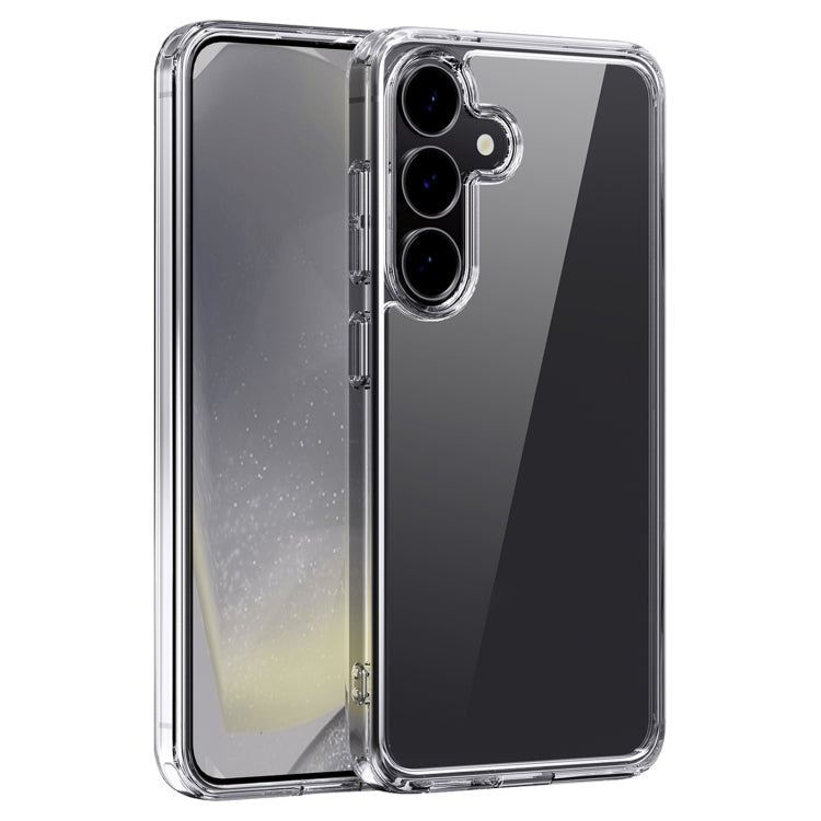 For Samsung Galaxy S25 5G Crystal Clear TPU Hybrid PC Phone Case(Transparent) by buy2fix