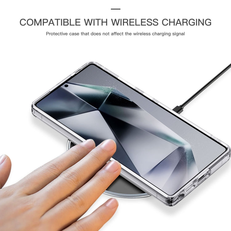 For Samsung Galaxy S25 Ultra 5G Crystal Clear TPU Hybrid PC Phone Case(Transparent) by buy2fix