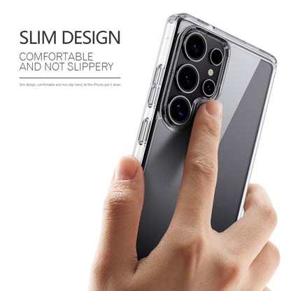 For Samsung Galaxy S25 Ultra 5G Crystal Clear TPU Hybrid PC Phone Case(Transparent) by buy2fix