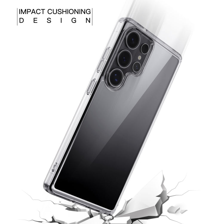 For Samsung Galaxy S25 Ultra 5G Crystal Clear TPU Hybrid PC Phone Case(Transparent) by buy2fix
