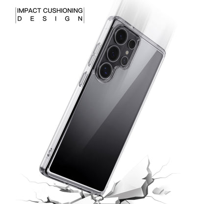 For Samsung Galaxy S25 Ultra 5G Crystal Clear TPU Hybrid PC Phone Case(Transparent) by buy2fix