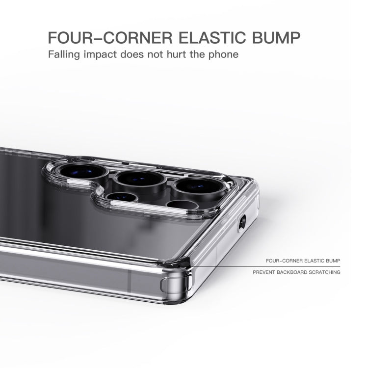For Samsung Galaxy S25 5G Crystal Clear TPU Hybrid PC Phone Case(Transparent) by buy2fix
