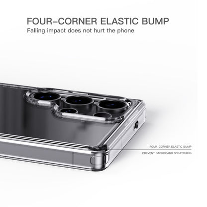 For Samsung Galaxy S25 5G Crystal Clear TPU Hybrid PC Phone Case(Transparent) by buy2fix