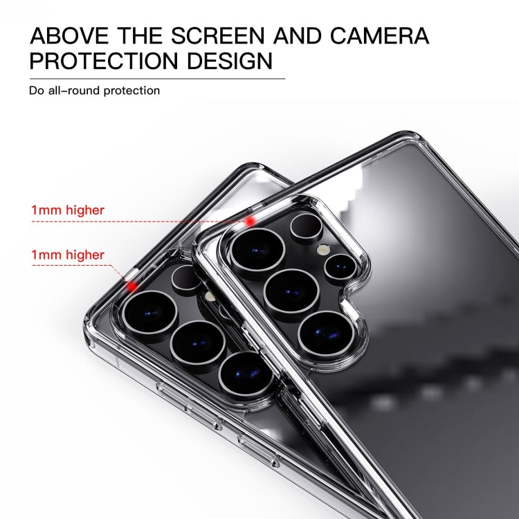 For Samsung Galaxy S25 5G Crystal Clear TPU Hybrid PC Phone Case(Transparent) by buy2fix