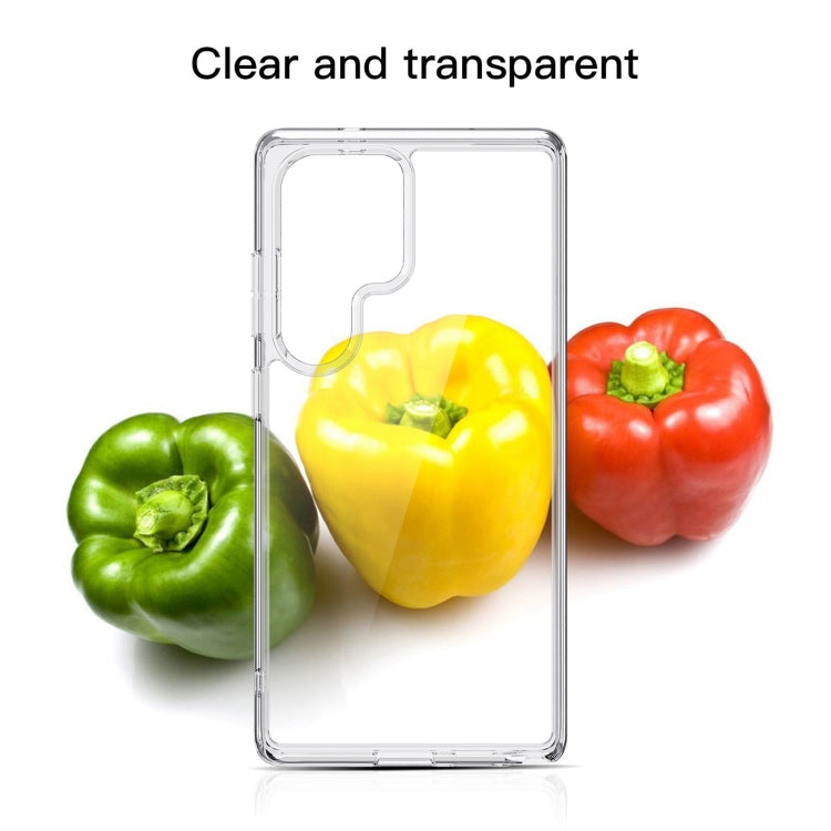For Samsung Galaxy S25 Ultra 5G Crystal Clear TPU Hybrid PC Phone Case(Transparent) by buy2fix