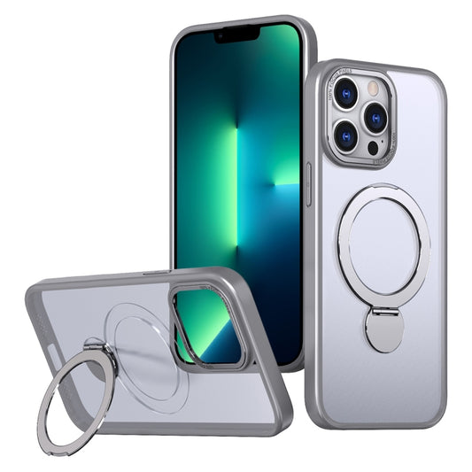 For iPhone 13 Pro Max Wing Series Gen2 MagSafe Metal Ring Holder Phone Case(Titanium Gray) - iPhone 13 Pro Max Cases by buy2fix | Online Shopping UK | buy2fix