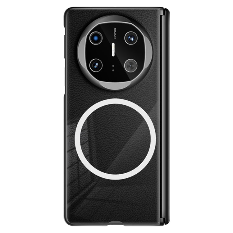 For Huawei Mate X6 Clear MagSafe PC Full Coverage Phone Case(Black) - Huawei Cases by buy2fix | Online Shopping UK | buy2fix
