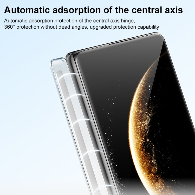 For Huawei Mate X6 Clear MagSafe PC Full Coverage Phone Case(Black) - Huawei Cases by buy2fix | Online Shopping UK | buy2fix