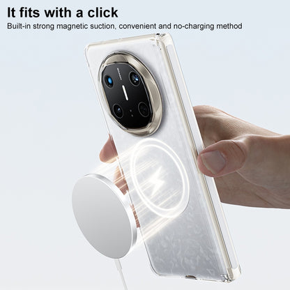 For Huawei Mate X5 / X3 Clear MagSafe PC Full Coverage Phone Case(White) - Huawei Cases by buy2fix | Online Shopping UK | buy2fix